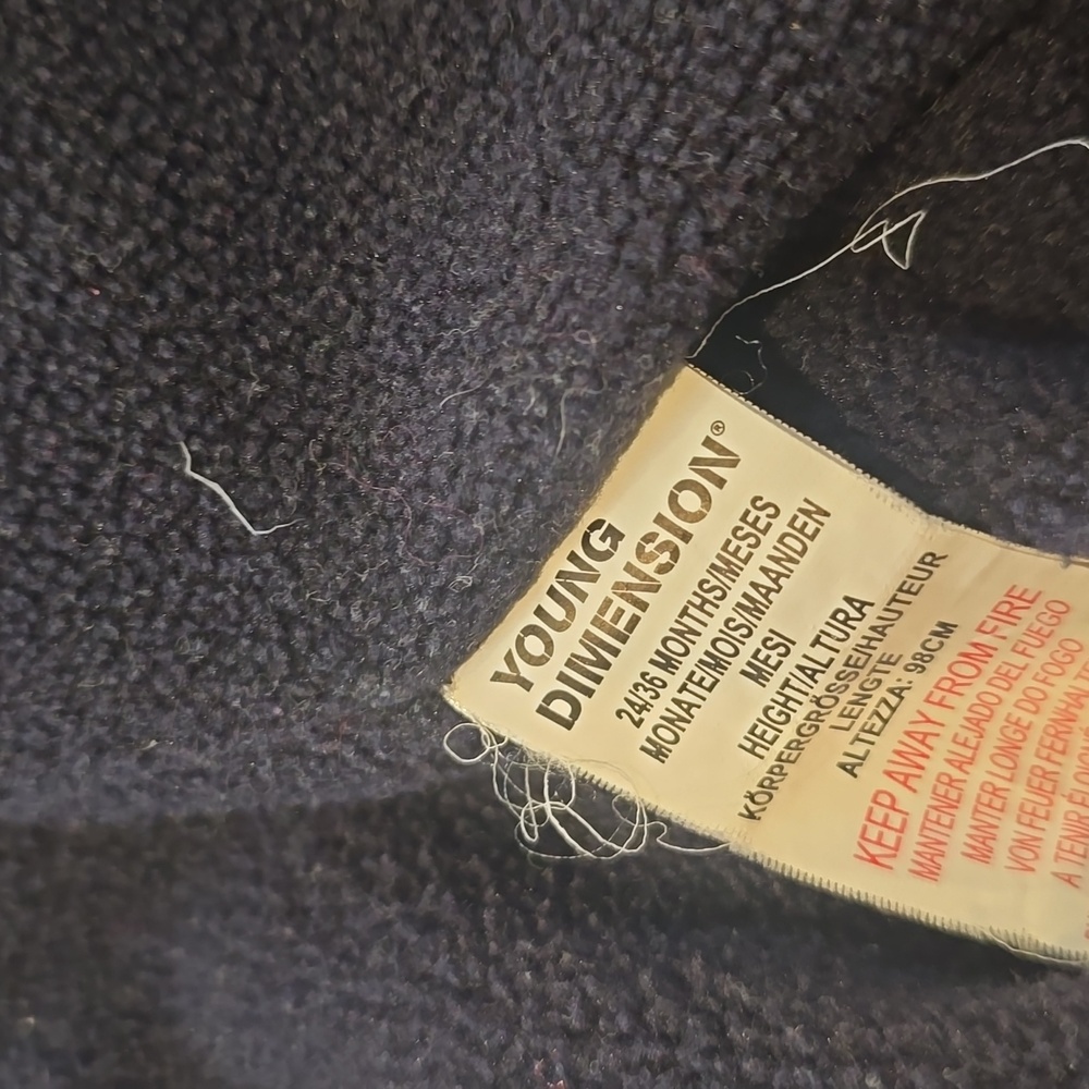 Navy Puffer Jacket - Picture 5 of 6